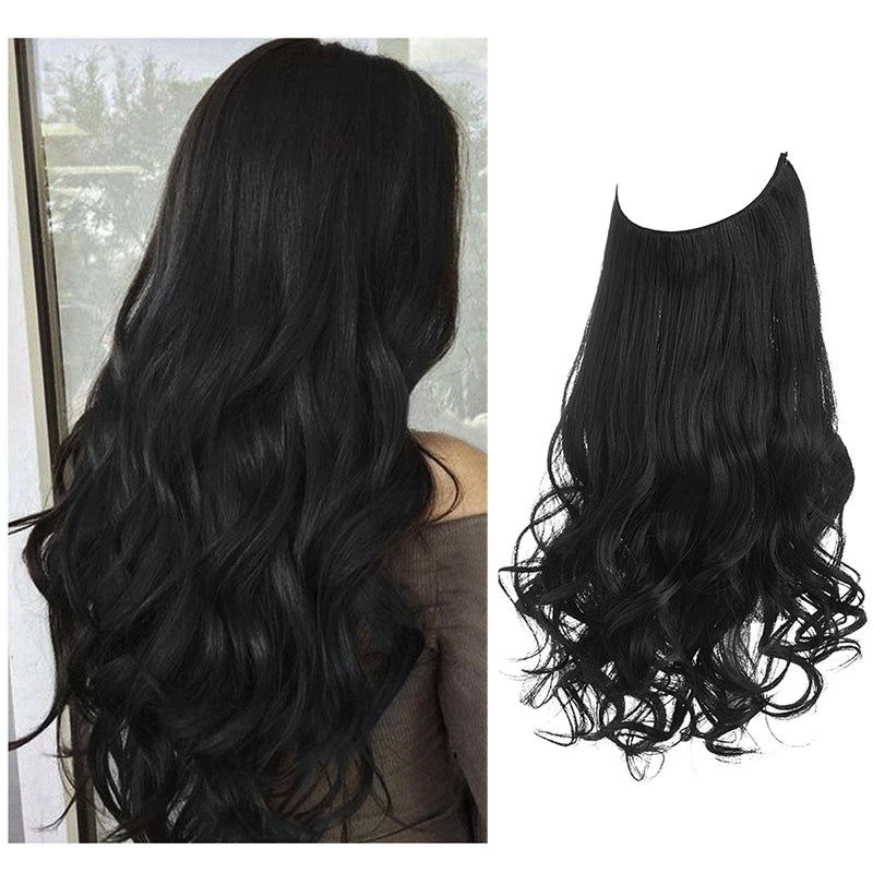 Natural Look Invisible Wire Clip Hair Extensions