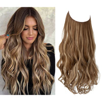 Caramel Brown with Ash Blonde Highlights